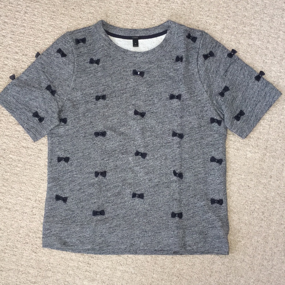 J Crew Decorative Sweatshirt Top